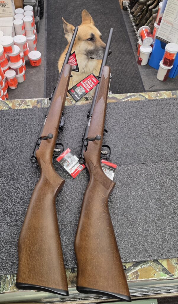 New Savage 22Mag and 17HMR rifles for sale
